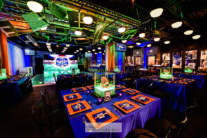 Football Themed Bar Mitzvah in Chicago by Vince Hart of VH Designs